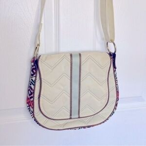 Saddle Bag Ravinia Ivory Cinda B Purse
